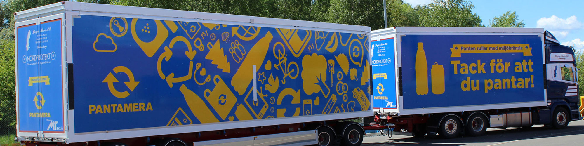 Lastbil strajpad i Pantameras mönster och färger