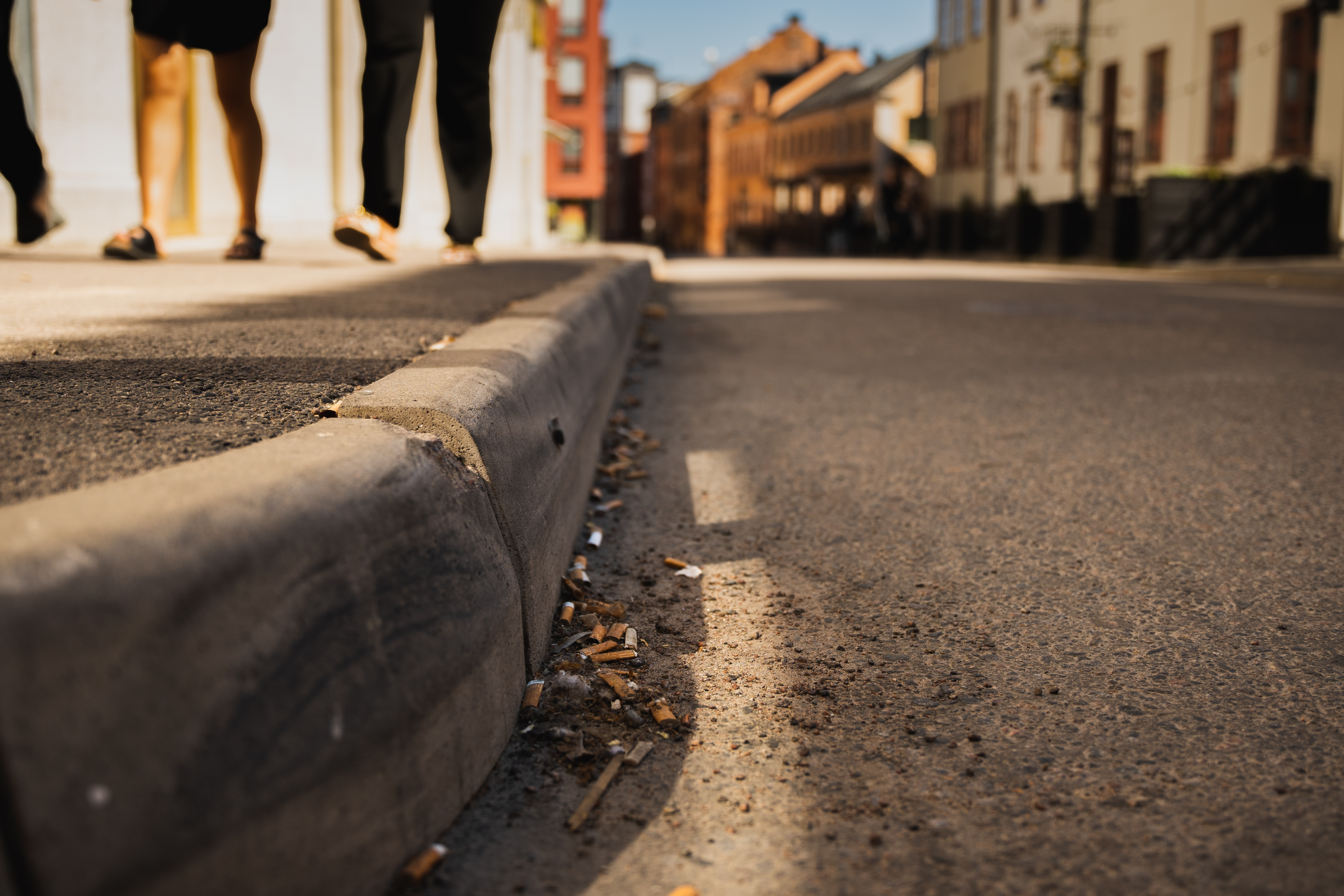 Cigarettfimpar på stan